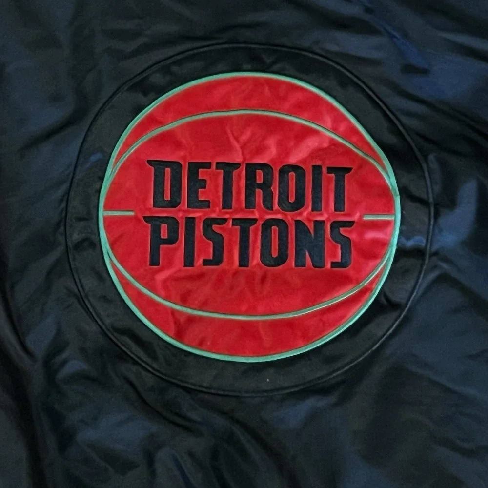 Detroit Pistons Starter x Ty Mopkins Mr. Alan's Exclusive Size 3XL Jacket FLAW